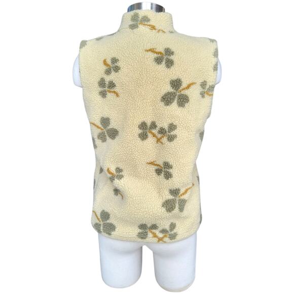 Vintage Country Lane Sherpa Vest Clover Small - Picture 8 of 10
